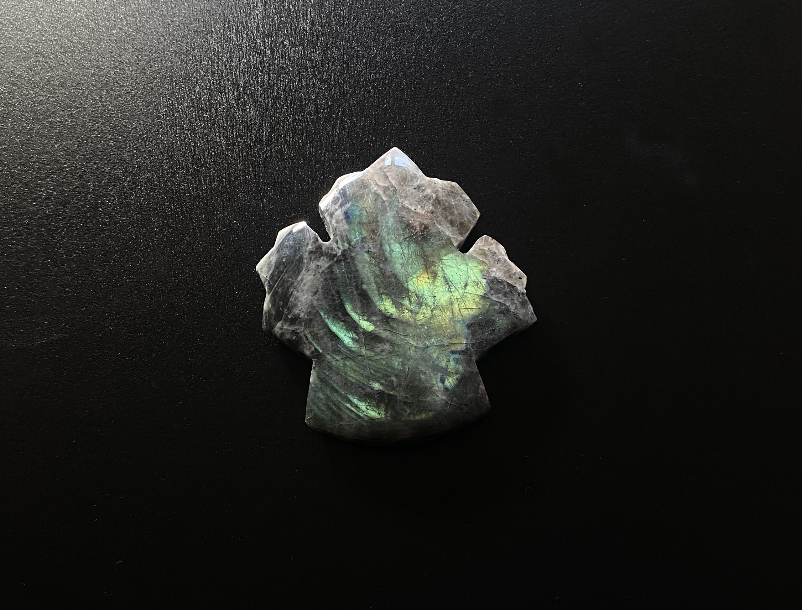 Mindful Maple Leaf™ Pocket Stone
